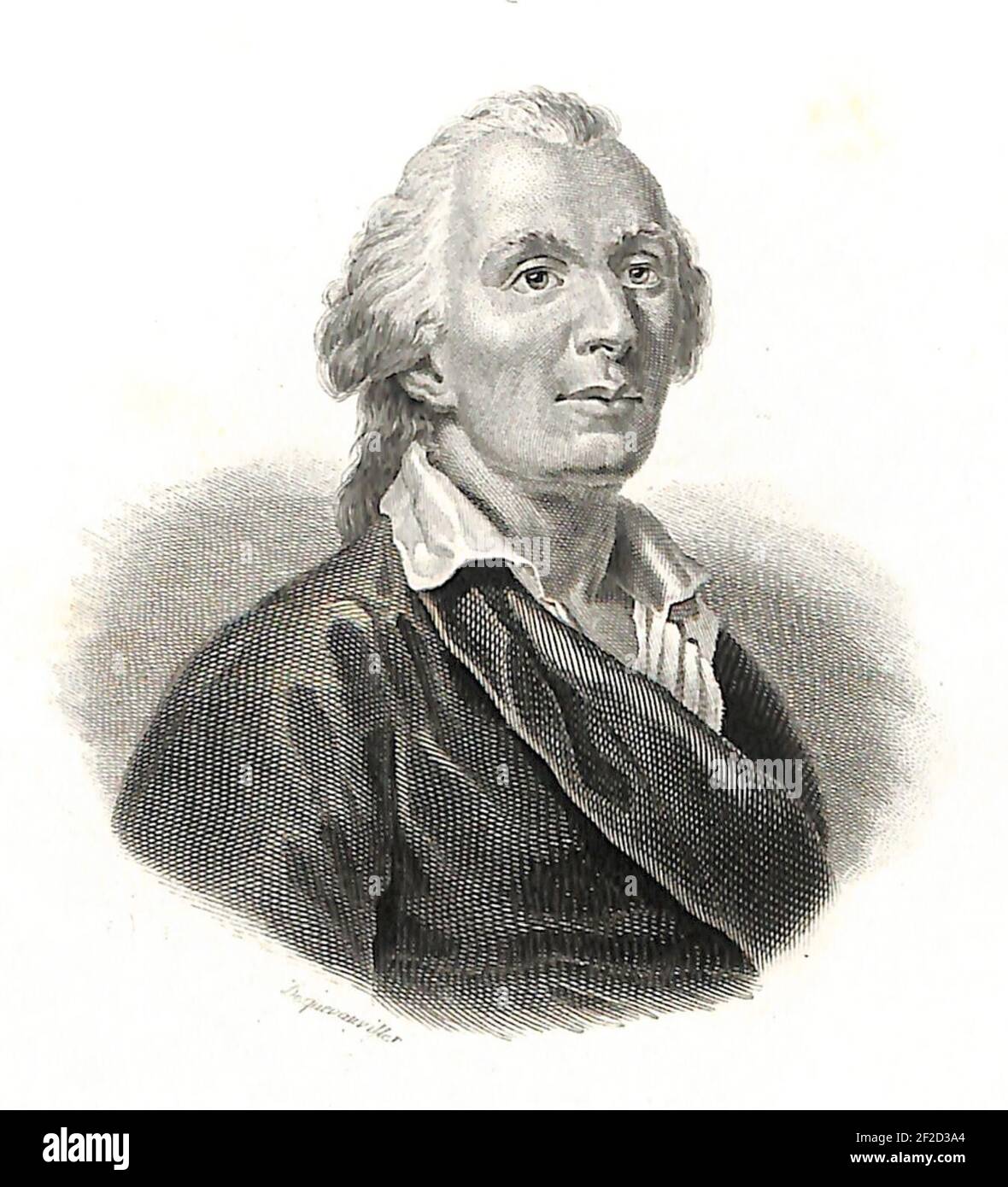 Ritratto di Jean-Baptiste Marie de Piquet marquis de Méjanes (corto). Foto Stock