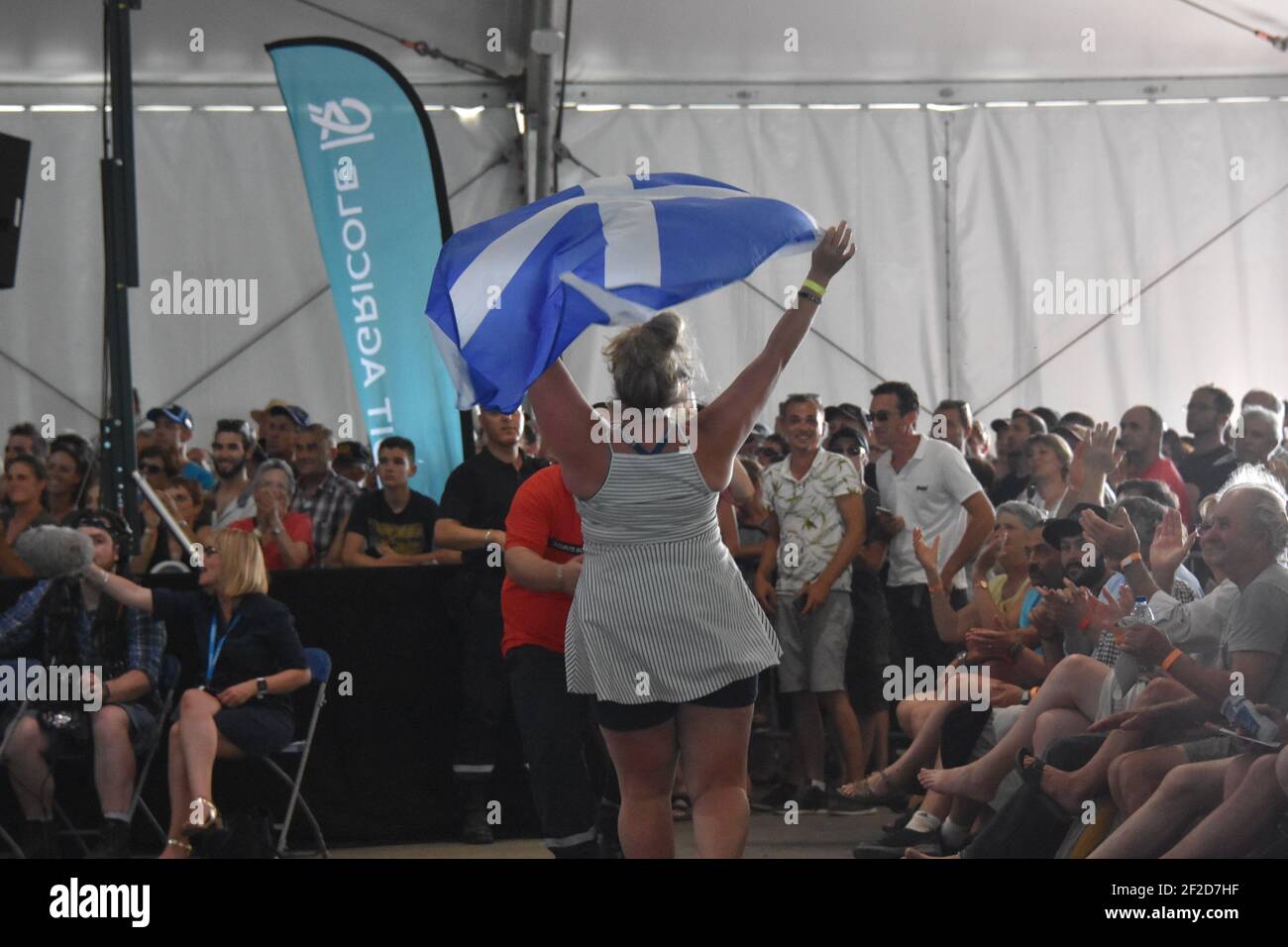 Campionato mondiale di taglio Francia 2019 Foto Stock