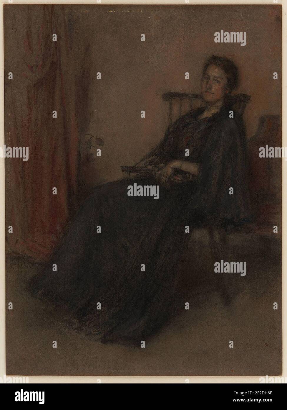 Ritratto di Miss Emily Tuckerman James Abbott McNeill Whistler 1898. Foto Stock