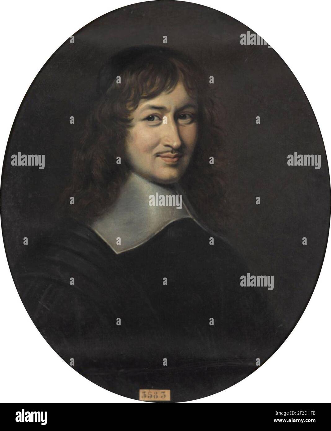 Ritratto di Nicolas Fouquet di Édouard Lacretelle - Château de Versailles j. Foto Stock