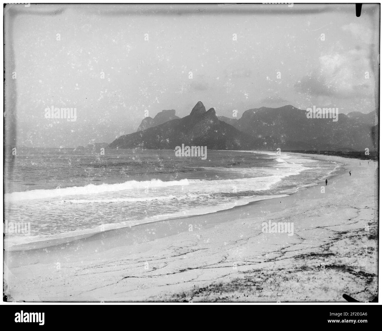 Praia de Ipanema a partir do Arpoador - 1. Foto Stock