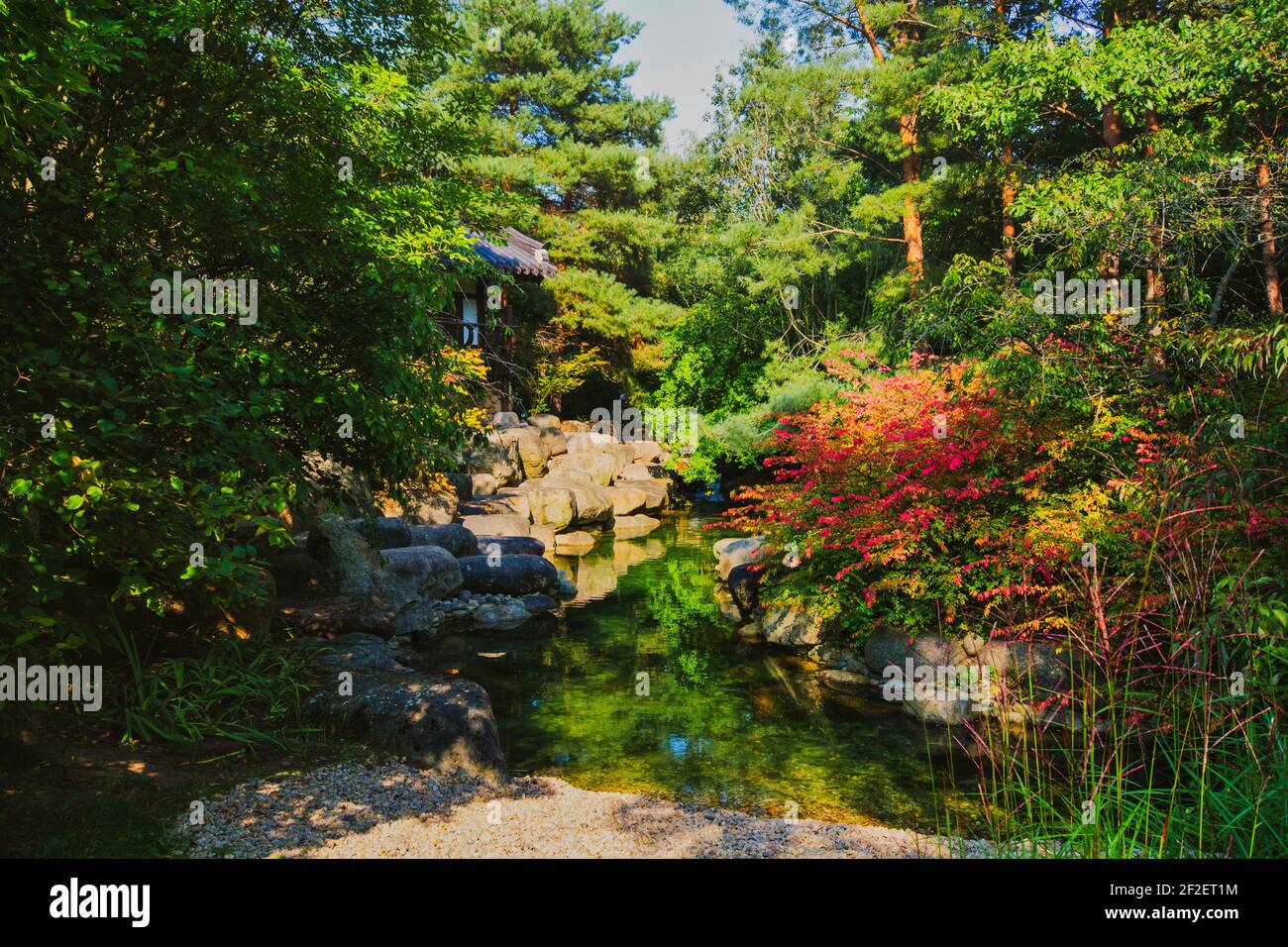 Giardini del mondo, Giardino Corean, Berlino Foto Stock