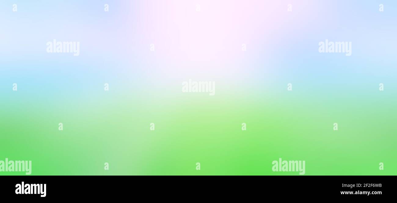 Verde astratto sfumato con sfondo blu. Sfondo sfumato per l'illustrazione. Astratto sfondo di colori verde e blu Foto Stock