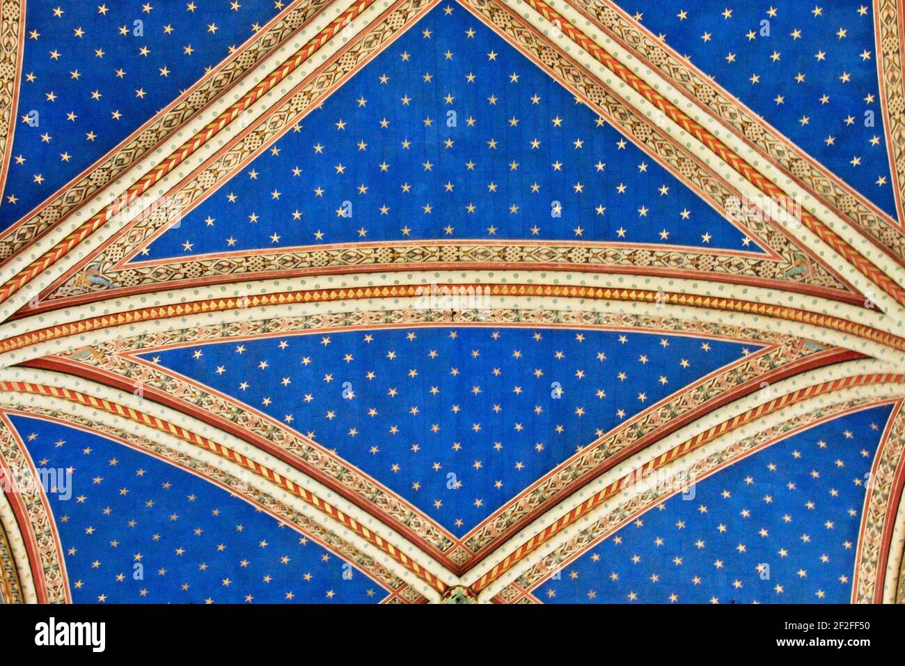 Interno della chiesa Foto Stock