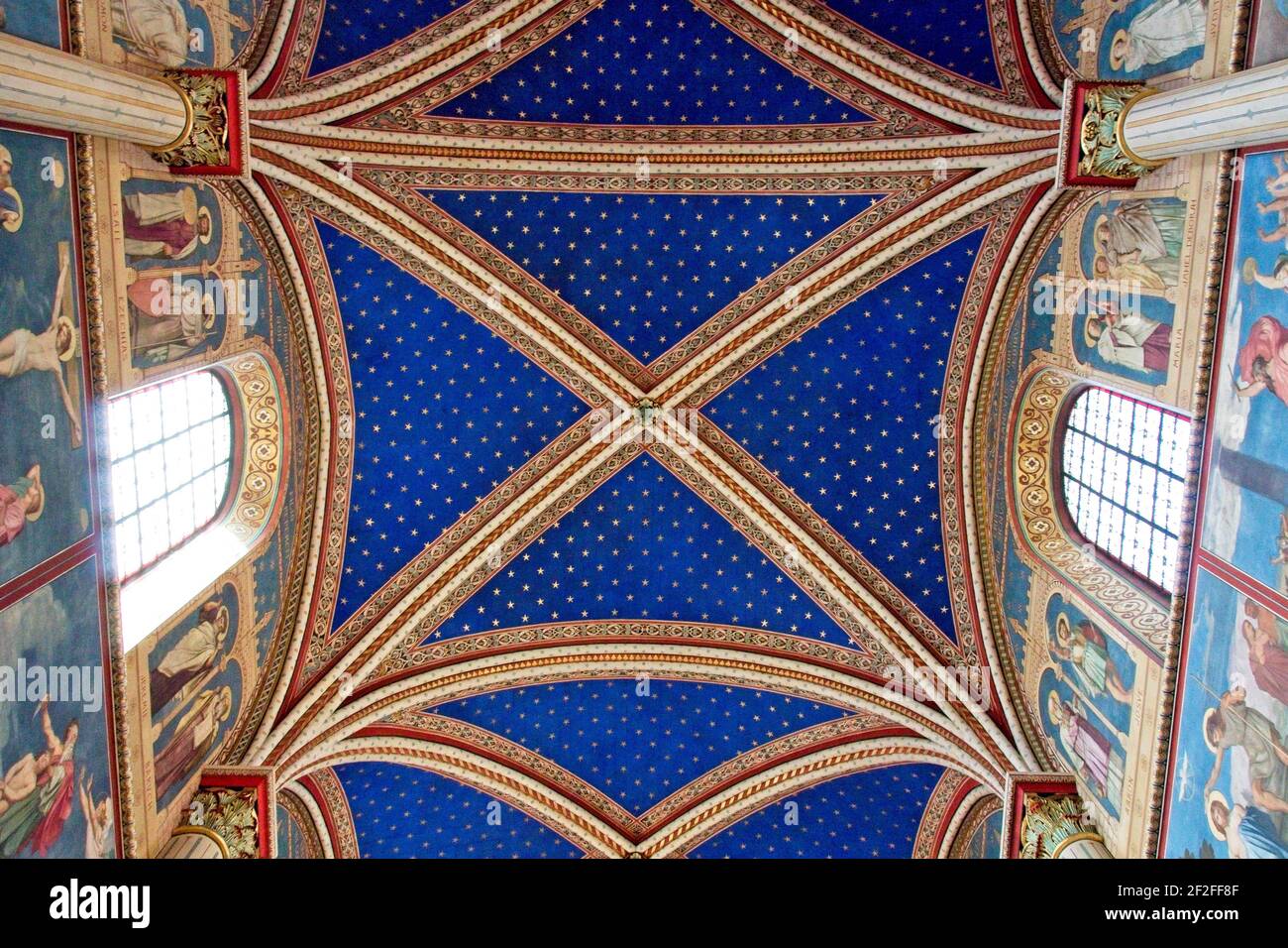 Interno della chiesa Foto Stock