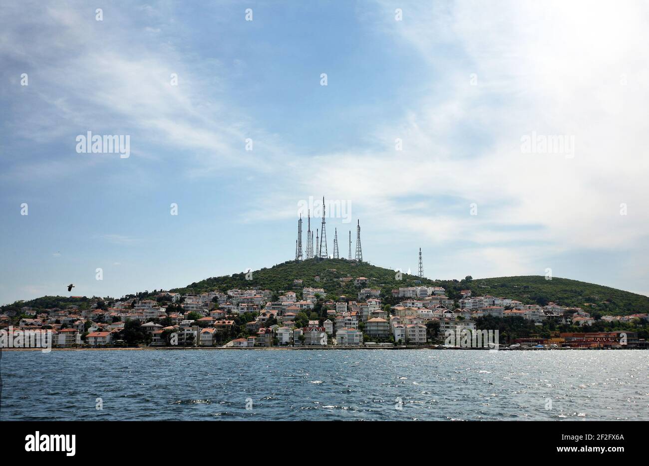 Kinaliada (Isola di Kinali) nel Mar di Marmara a Istanbul, Turchia. Foto Stock