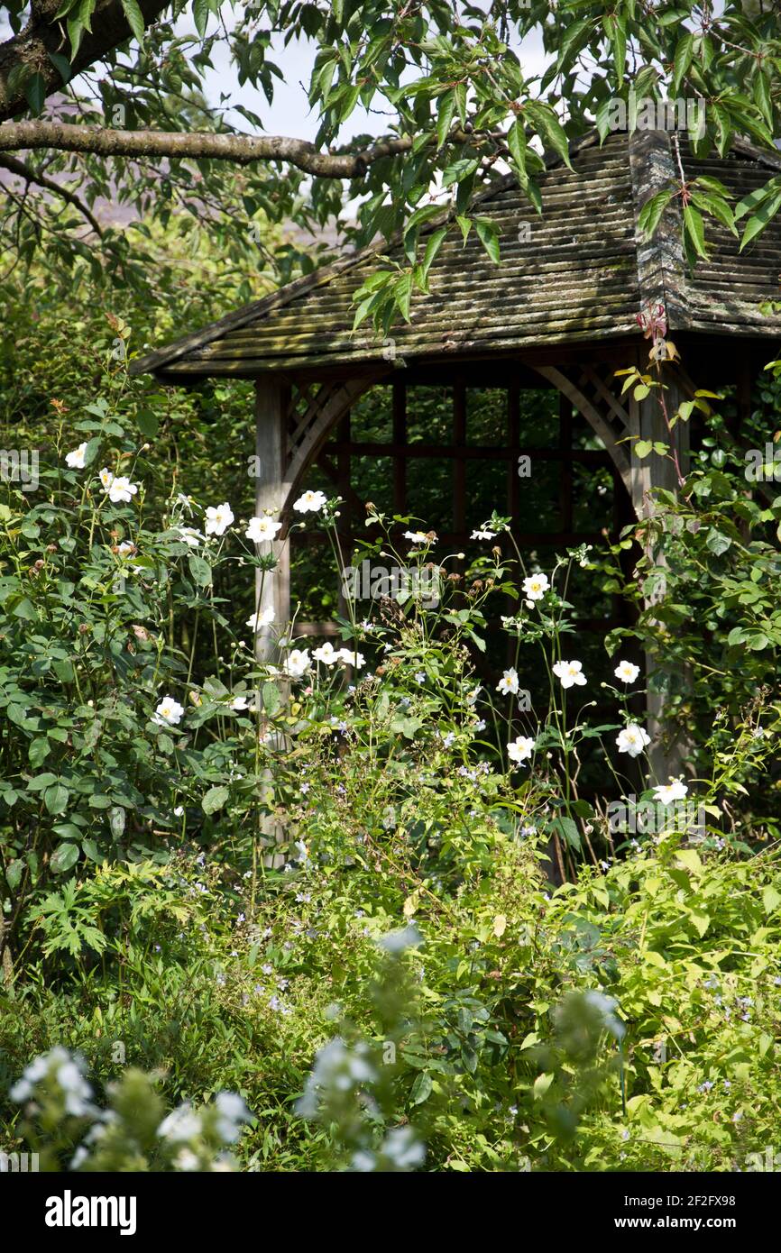 Giardino decorativo Summerhouse Foto Stock