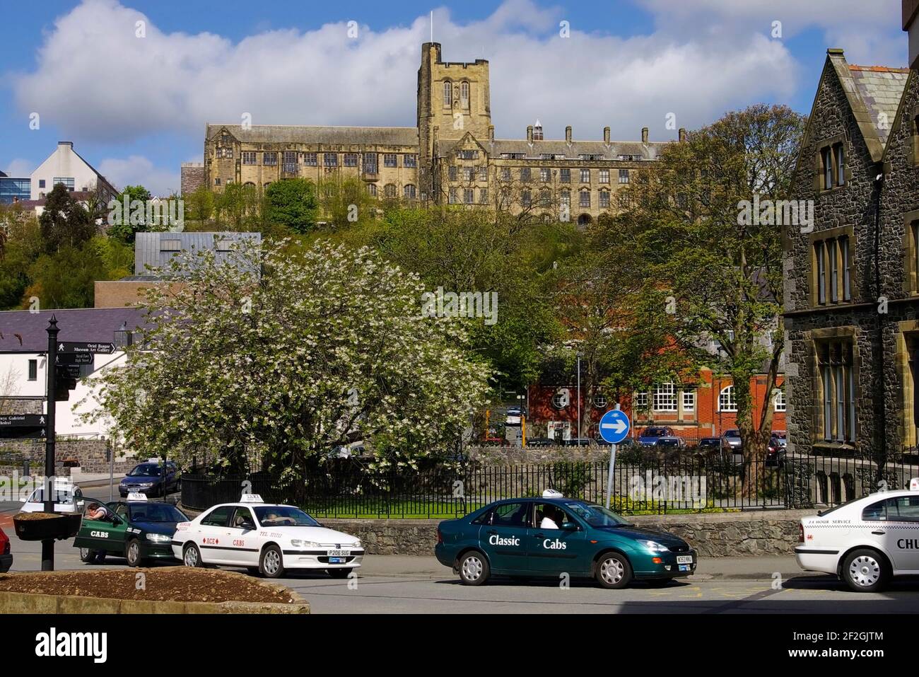 Bangor University, Gwynedd, Galles del Nord, Foto Stock