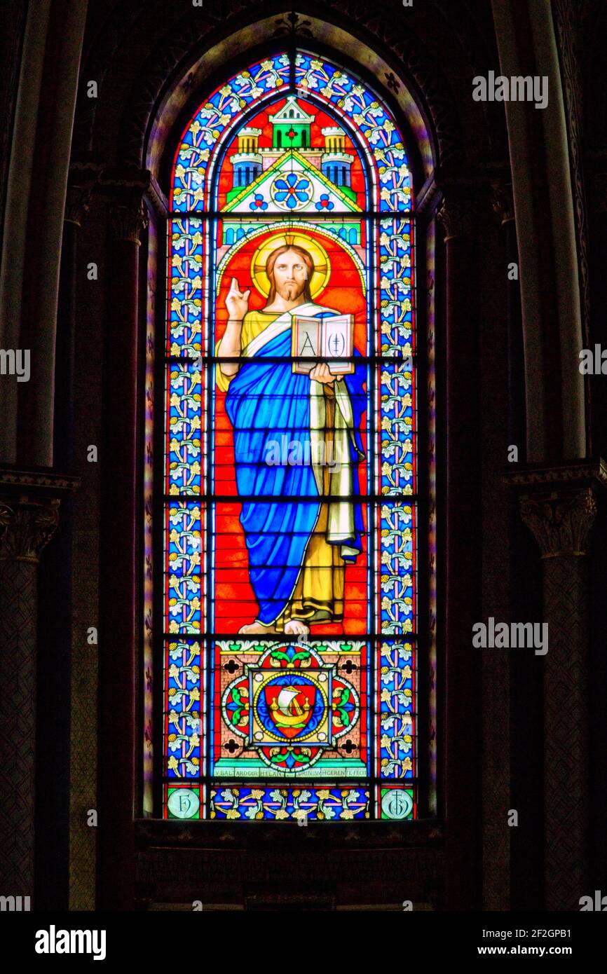 Interno della chiesa Foto Stock