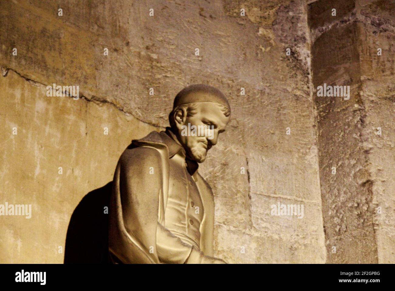 Interno della chiesa Foto Stock