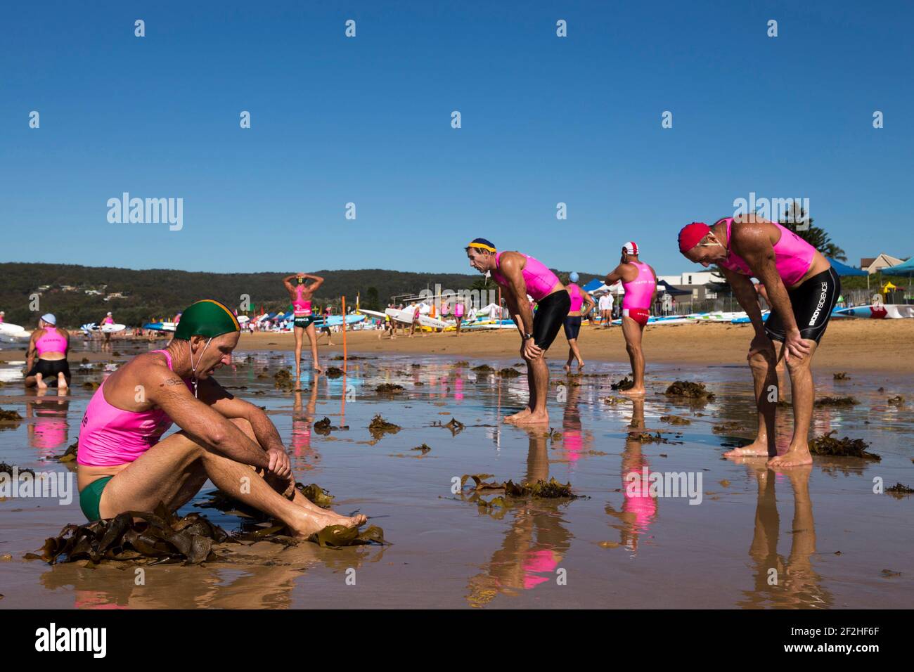 SALVATAGGIO DELLA VITA DI SURF - ALLPHONES NUOVI PADRONI DELLE BALENE DEL SUD E. APRE IL CAMPIONATO DI SALVATAGGIO DELLA VITA DA SURF 2013 - UMINA BEACH (NSW-AUS) - DAL 6 AL 10/03/2013 - FOTO ANDREA FRANCOLINI / DPPI MEDIA Foto Stock