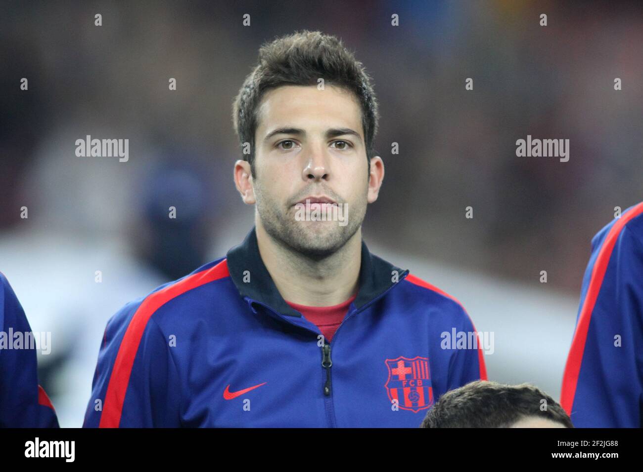 CALCIO - UEFA CHAMPIONS LEAGUE 2012/2013 - GRUPPO G - FC BARCELONA V CELTIC GLASGOW - 23/10/2012 - FOTO MANUEL BLONDAU / AOP PRESS / DPI - JORDI ALBA Foto Stock