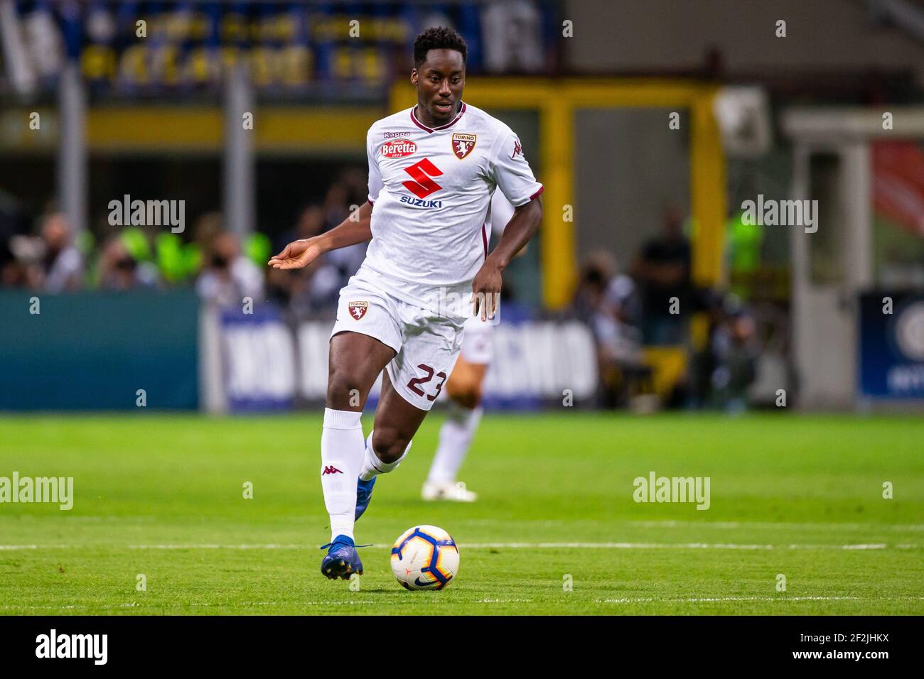 Soaliho Meite di Torino in azione durante la Serie Italiana UNA partita di calcio Inter Milan contro Torino il 26 agosto 2018 allo Stadio San Siro di Milano, foto Morgese - Rossini / DPPI Foto Stock