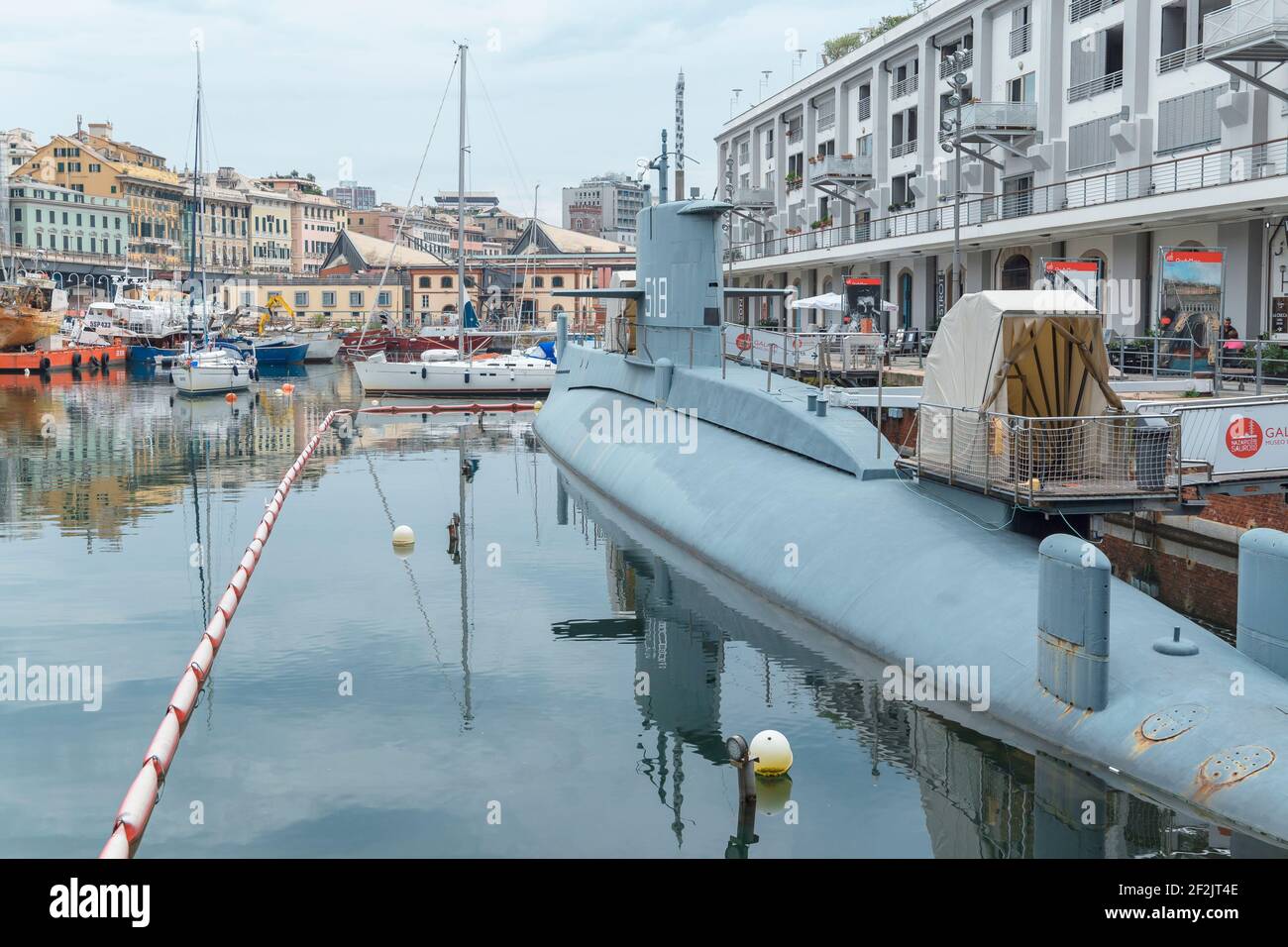 Porto Antico, Genova, Liguria, Italia, Foto Stock
