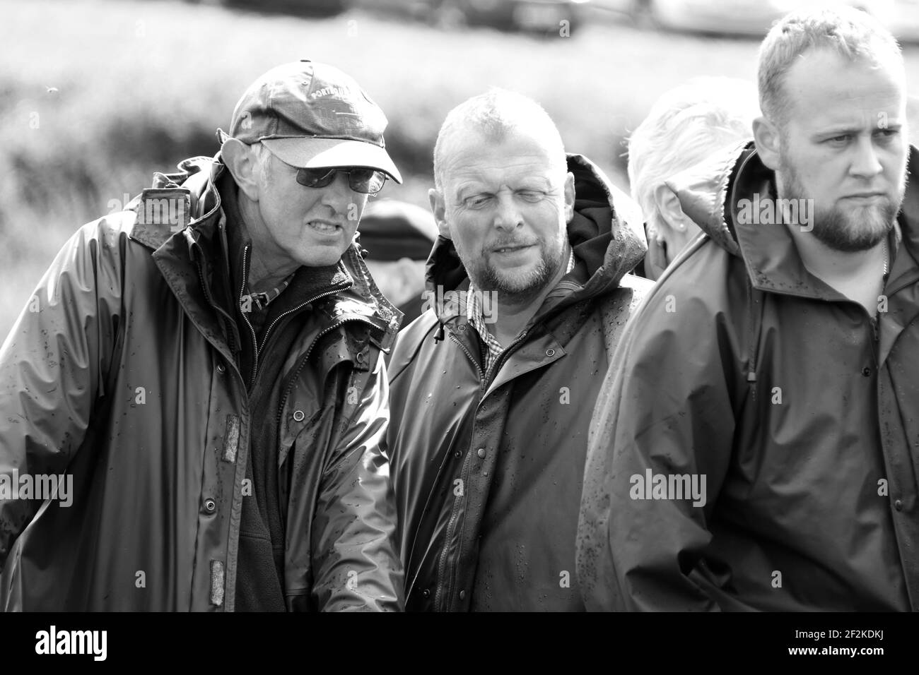 Un Abington Show molto umido, South Lanarkshire, Scozia Foto Stock