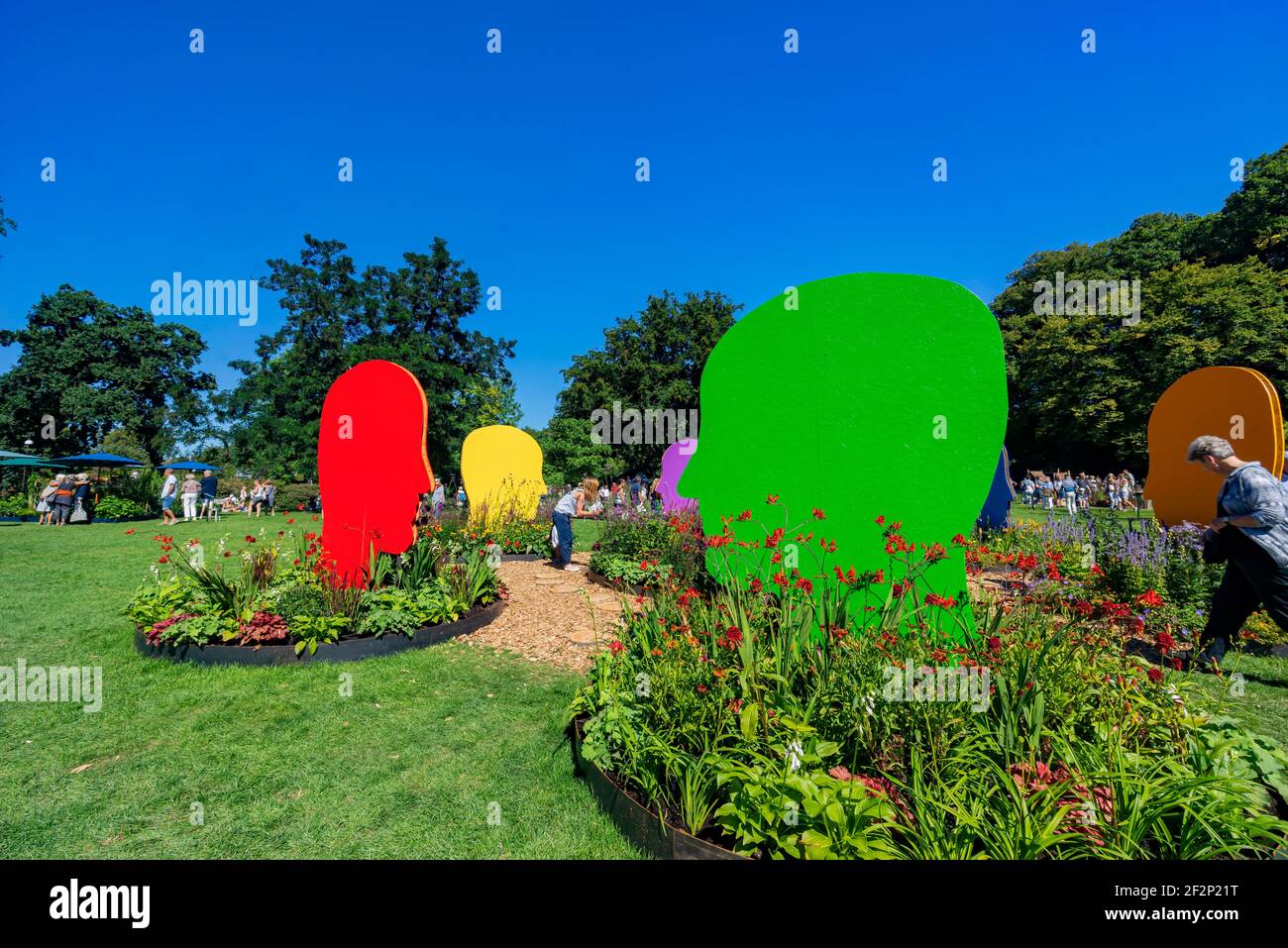 Helsingborg, 27 AGOSTO 2016 - Speciale bouquet di fiori a Sofiero Slottsrestaurang, Svezia Foto Stock