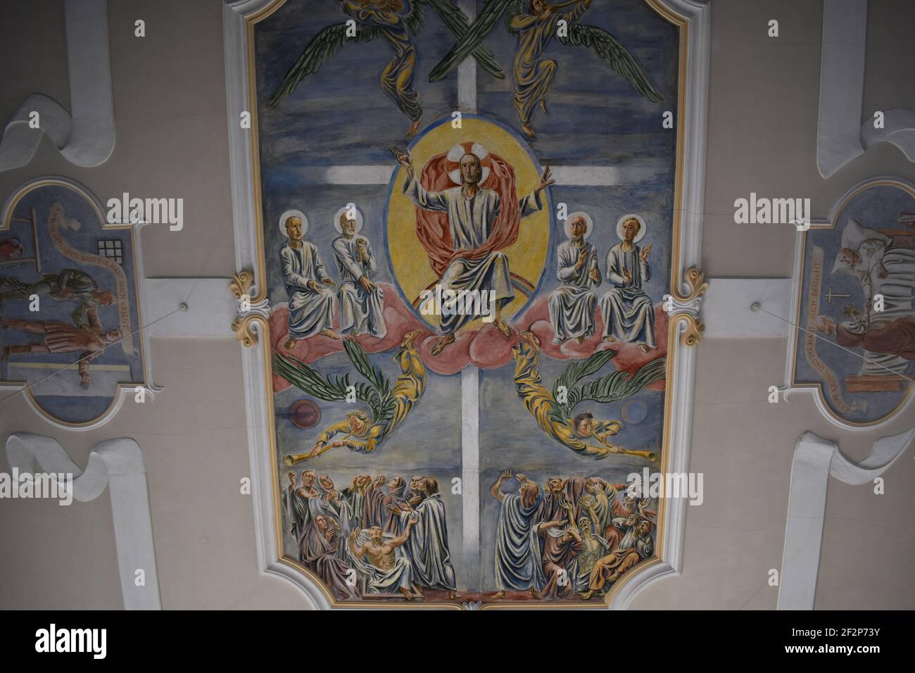 Obernau - Rottenburg am Neckar, Baden-Württtmberg, Germania. Parrocchia cattolica di San Pietro e Paolo. Foto Stock