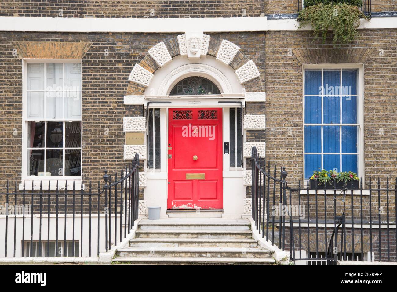 1-10 Bedford Square Georgian Architecture Bloomsbury di Thomas Leverton Robert Palmer Foto Stock