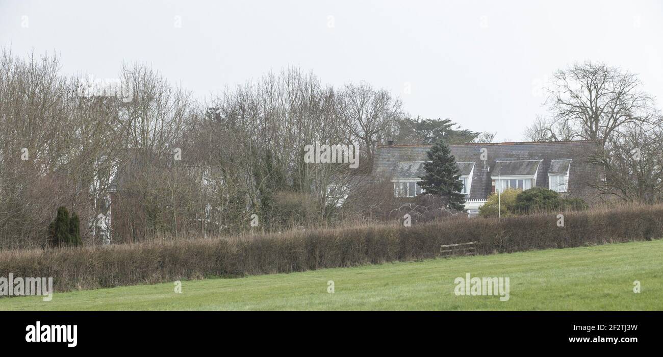 Holmesley Nursing and Residential Care Home, una casa di cura appartata a Sidford, alla periferia di Sidmouth, Devon, dove nove residenti sono morti entro i giorni di Covid 19. Due membri del personale sono stati arrestati e rilasciati in cauzione, accusati di negligenza intenzionale. Foto Stock