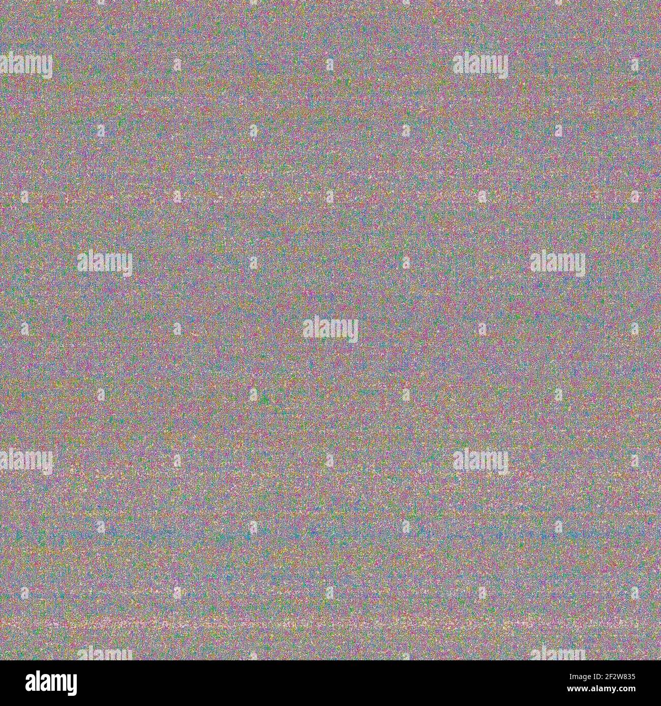 Foto di rumore colorato. Strati di pixel multicolore casuali, un motivo a grana grossa. Problemi di esposizione in fotografia. Foto Stock