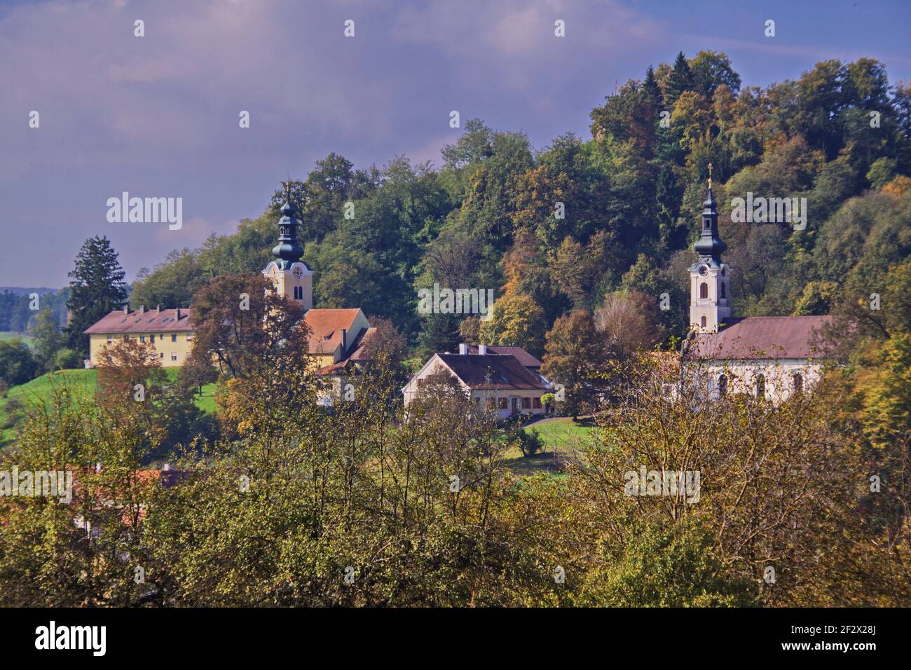 Chiese a Neuhaus am Klausenbach in bassa Austria, Austria, Europa Foto Stock