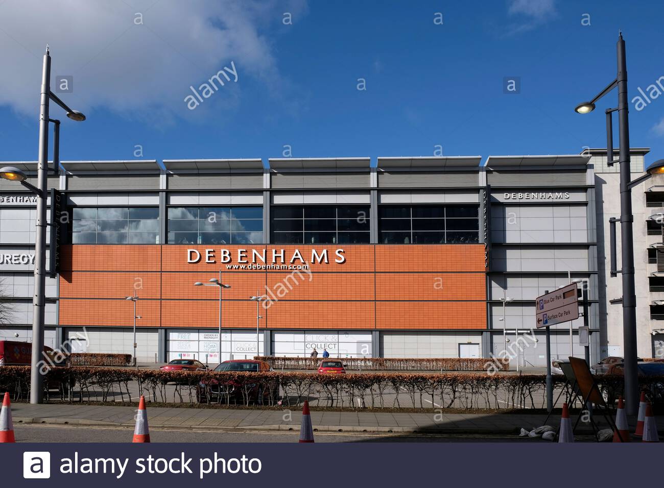 Negozio Debenhams, Ocean Terminal Leith, Edimburgo, Scozia Foto Stock