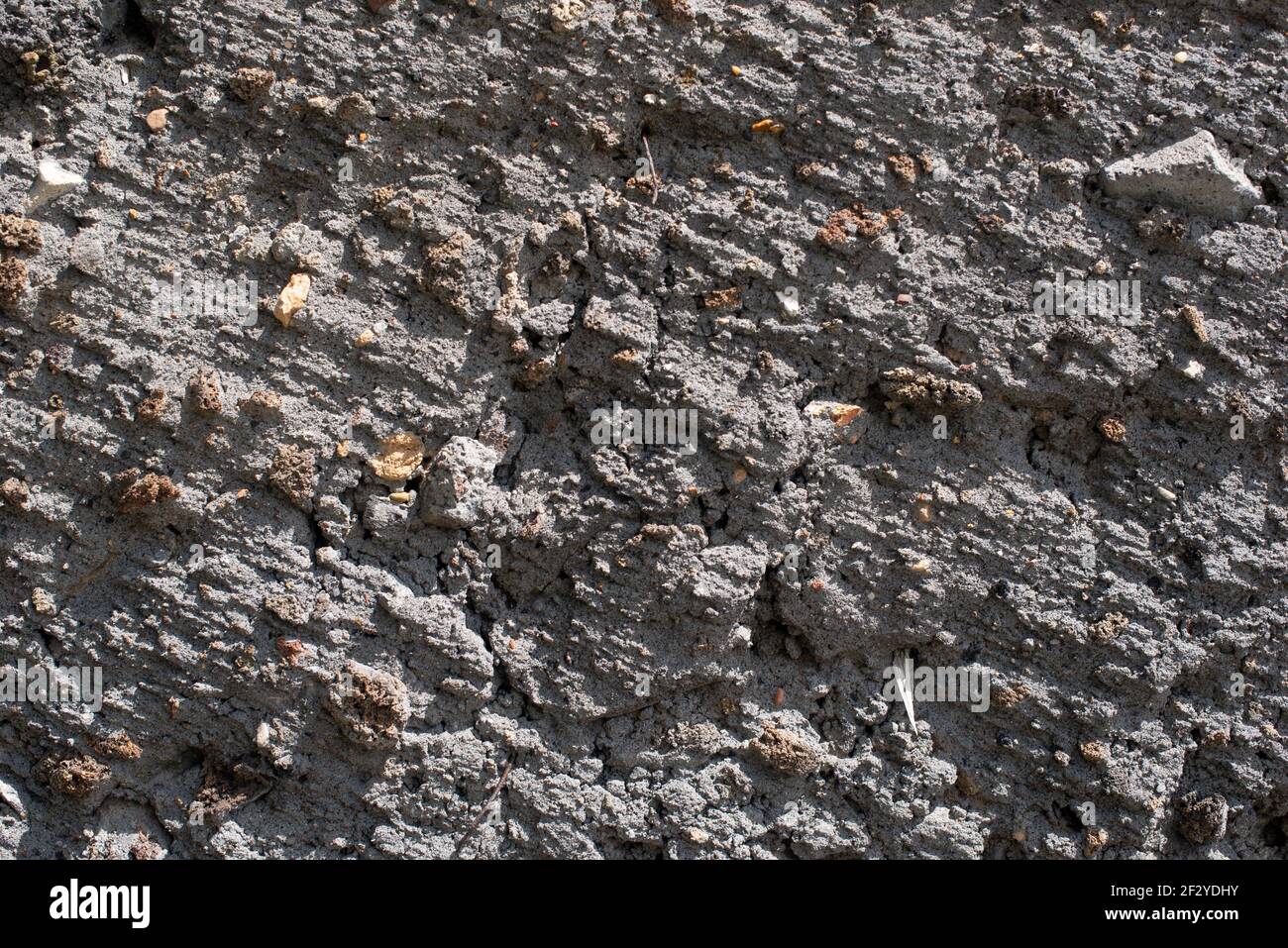 Un primo piano di una grande roccia Foto Stock