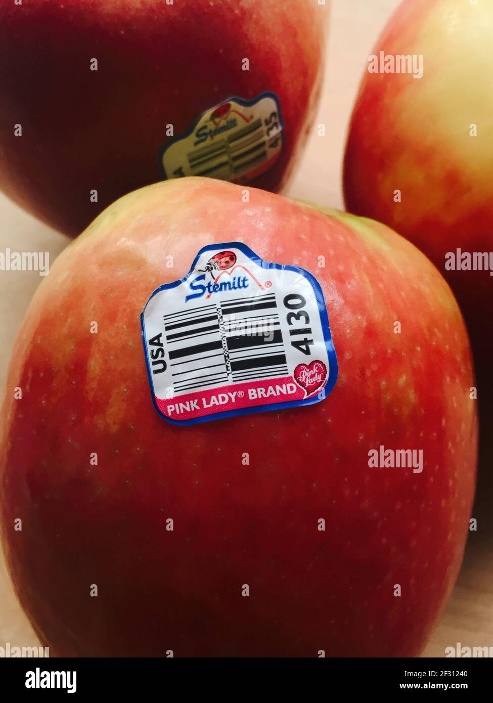 Stemit Farms Pink Lady Apple, Stati Uniti Foto Stock
