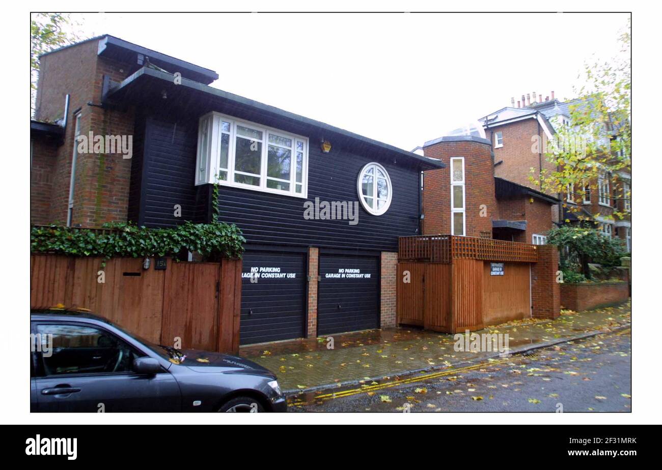 15 e 14 Well Rd, Hampstead, Londra NW3.pic David Sandison 8/11/2002 Foto Stock