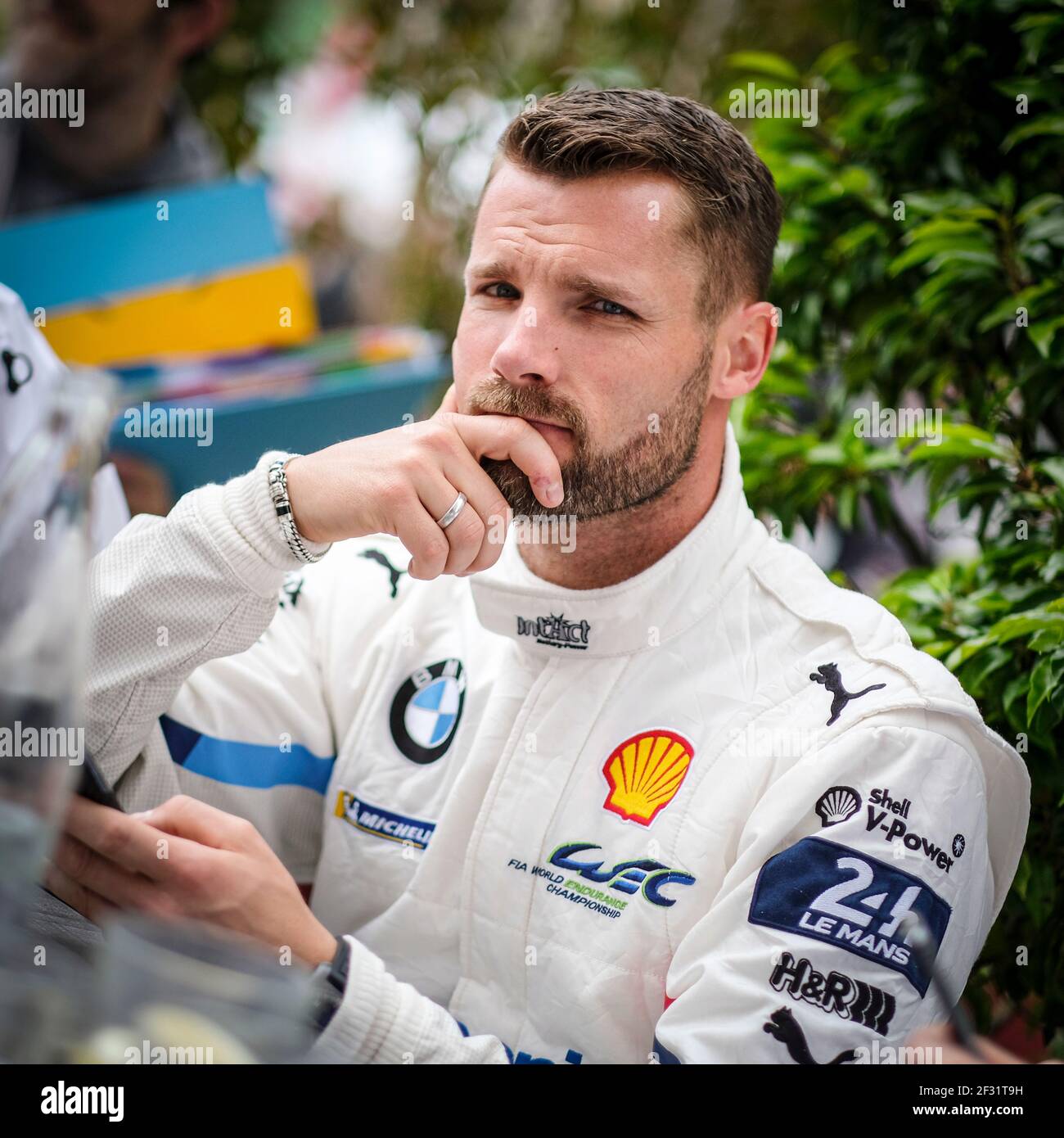 TOMCZYK Martin (ger), BMW M8 del team GTE BMW MTEK, ritratto durante la 2019 le Mans 24 ore pesage, il 9 al 10 giugno sul circuito di le Mans, Francia - Foto Francois Flamand/DPPI Foto Stock