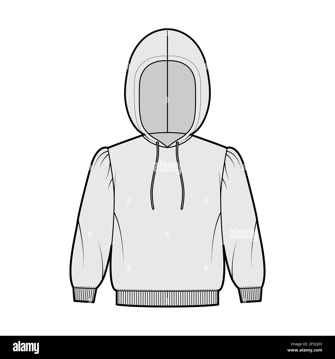Felpa con cappuccio disegno sale