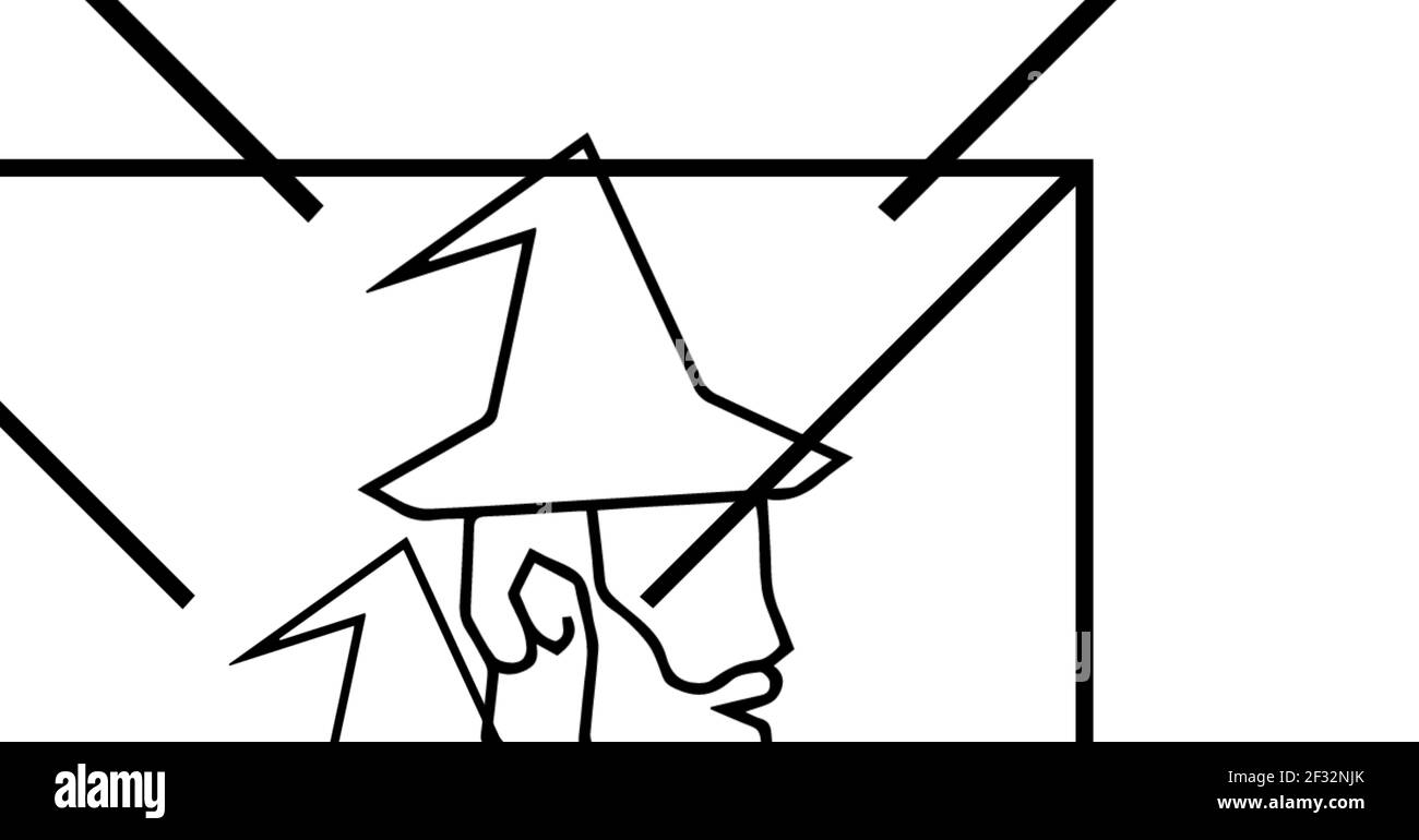 Donna caucasica che usa il computer portatile a casa shopping on line, facendo appunti con il globo e pila di scatole di cartone accanto a lei. Shoppin online Foto Stock