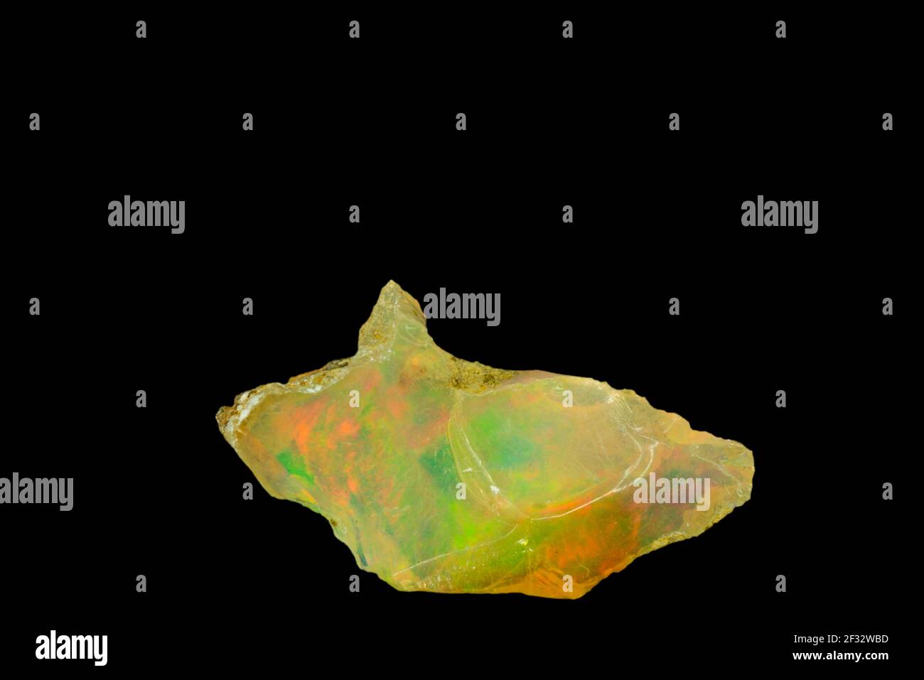 Opale di Afrika in un Macro Shotopal di Afrika in Uno scatto macro Foto Stock
