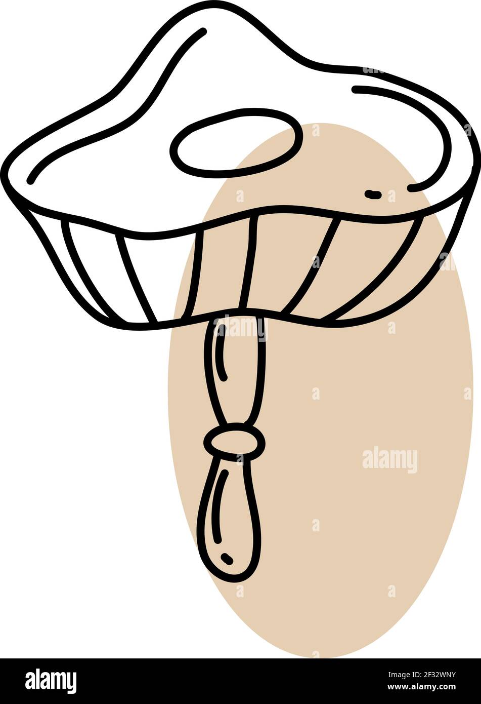 Fungo di russula, illustrazione, vettore su sfondo bianco Illustrazione Vettoriale