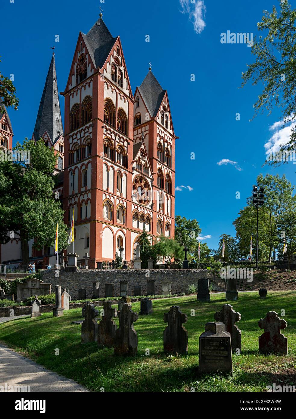 La Cattedrale di Limburg An Der Lahn Foto Stock