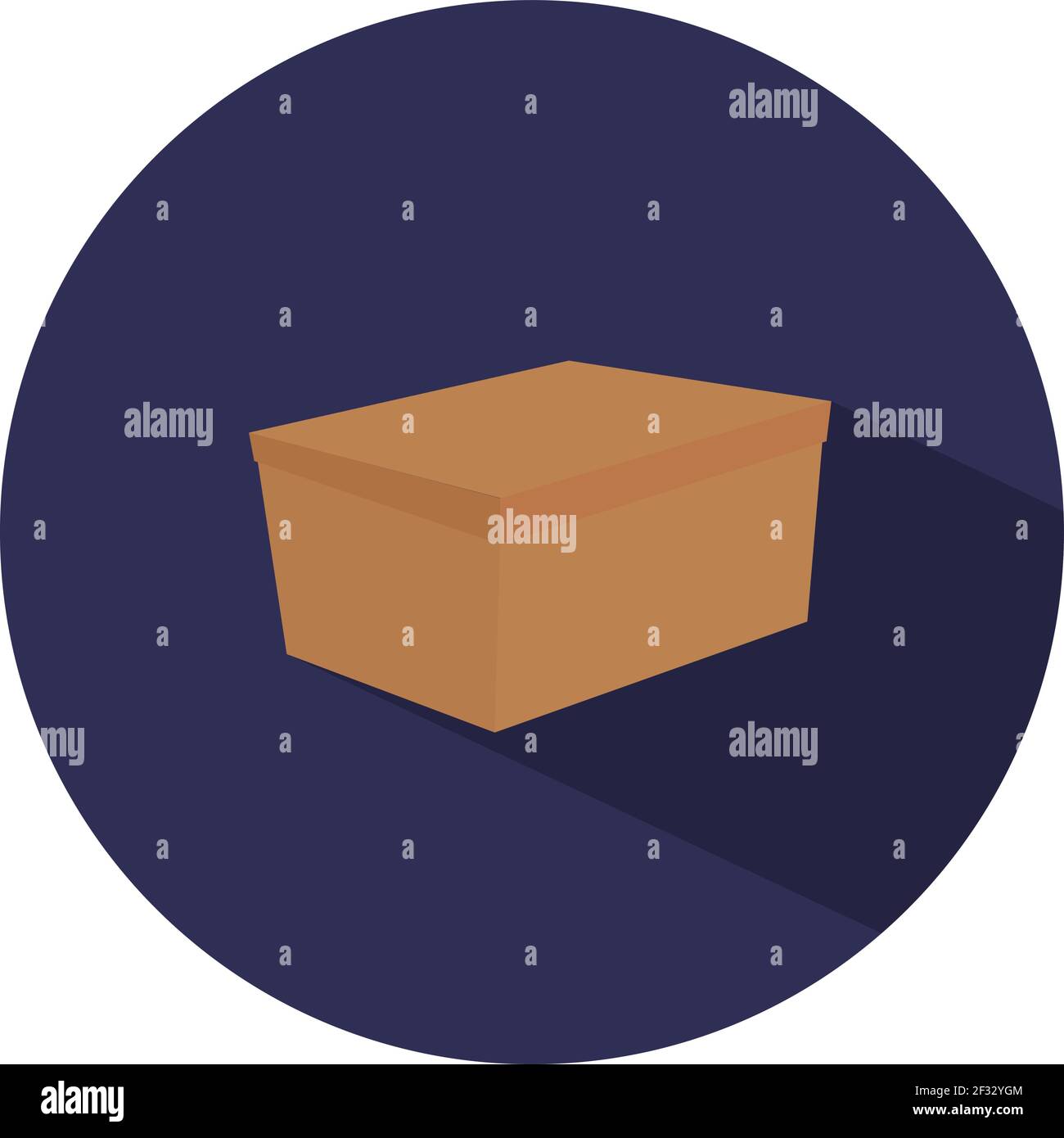 Riquadro chiuso, illustrazione, vettore su sfondo bianco. Illustrazione Vettoriale