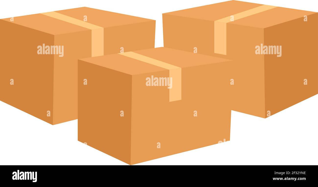 Caselle chiuse, illustrazione, vettore su sfondo bianco. Illustrazione Vettoriale