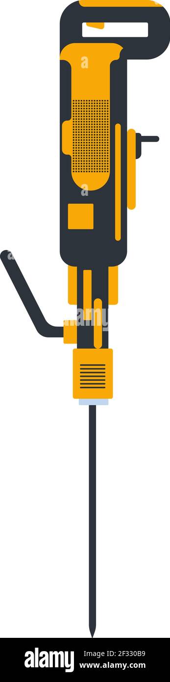 Strumento di costruzione, illustrazione, vettore su sfondo bianco. Illustrazione Vettoriale