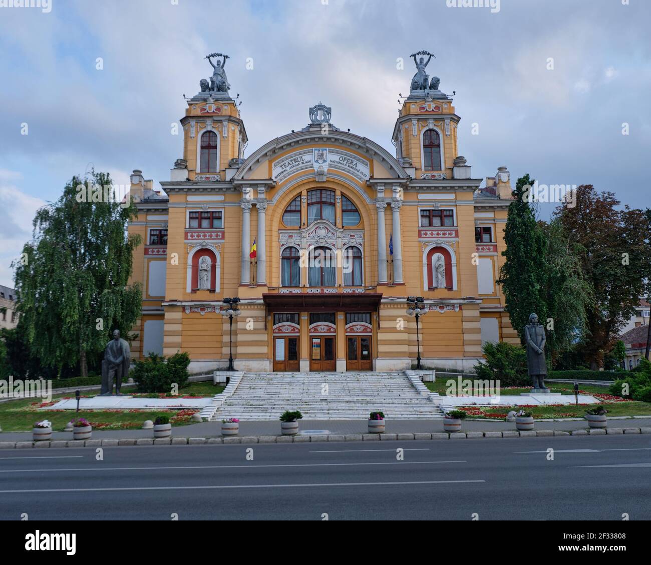 Opera Nazionale Rumena, edificio Cluj-Napoca, in architettura neo-barocca Foto Stock