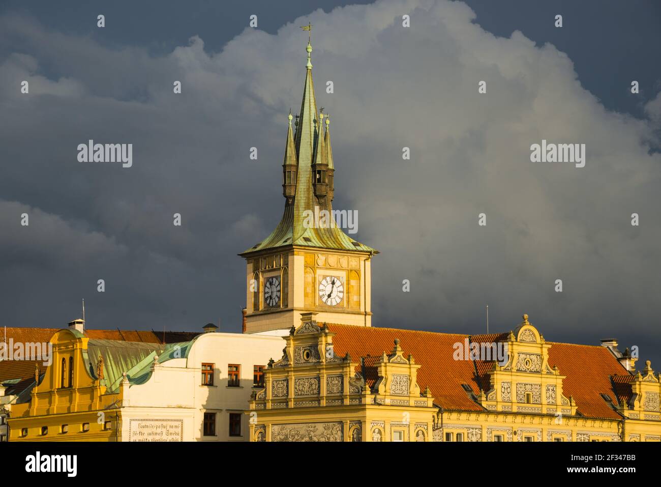 Geografia / viaggio, Czechia, Boemia, Museo Bedrich Smetana nel vecchio acquedotto, dietro di esso della torre dell'acqua della Città Vecchia, SME, Freedom-of-Panorama Foto Stock
