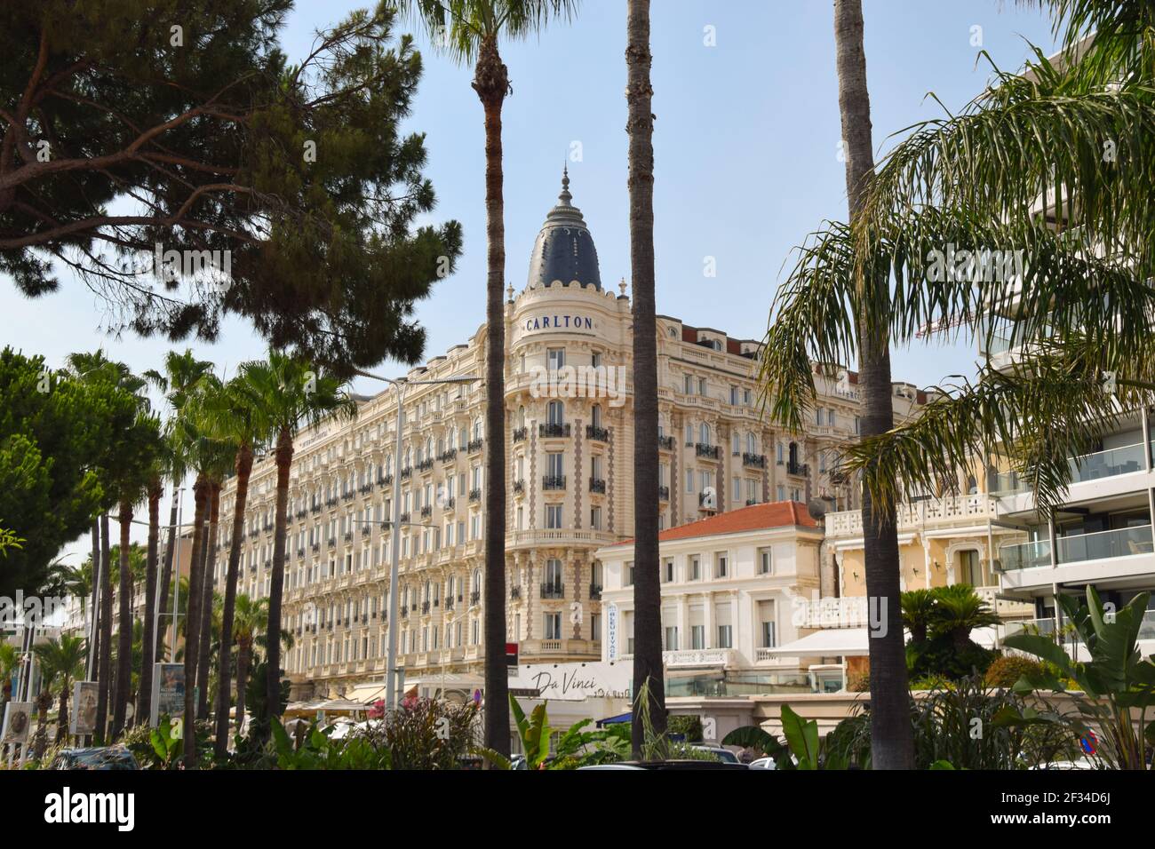 InterContinental Carlton Hotel, Cannes, Francia meridionale. Foto Stock