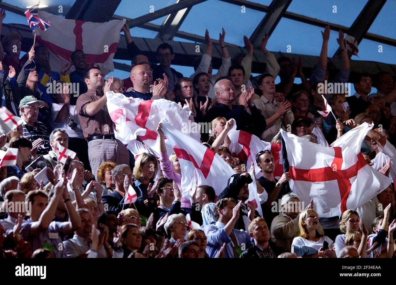 GIOCHI DEL COMMONWEALTH MANCHESTER 31/7/2002 PRINCIPALE IMMAGINE STADIO DAVID ASHDOWN.COMMONWEALTH GIOCHI MANCHESTER Foto Stock