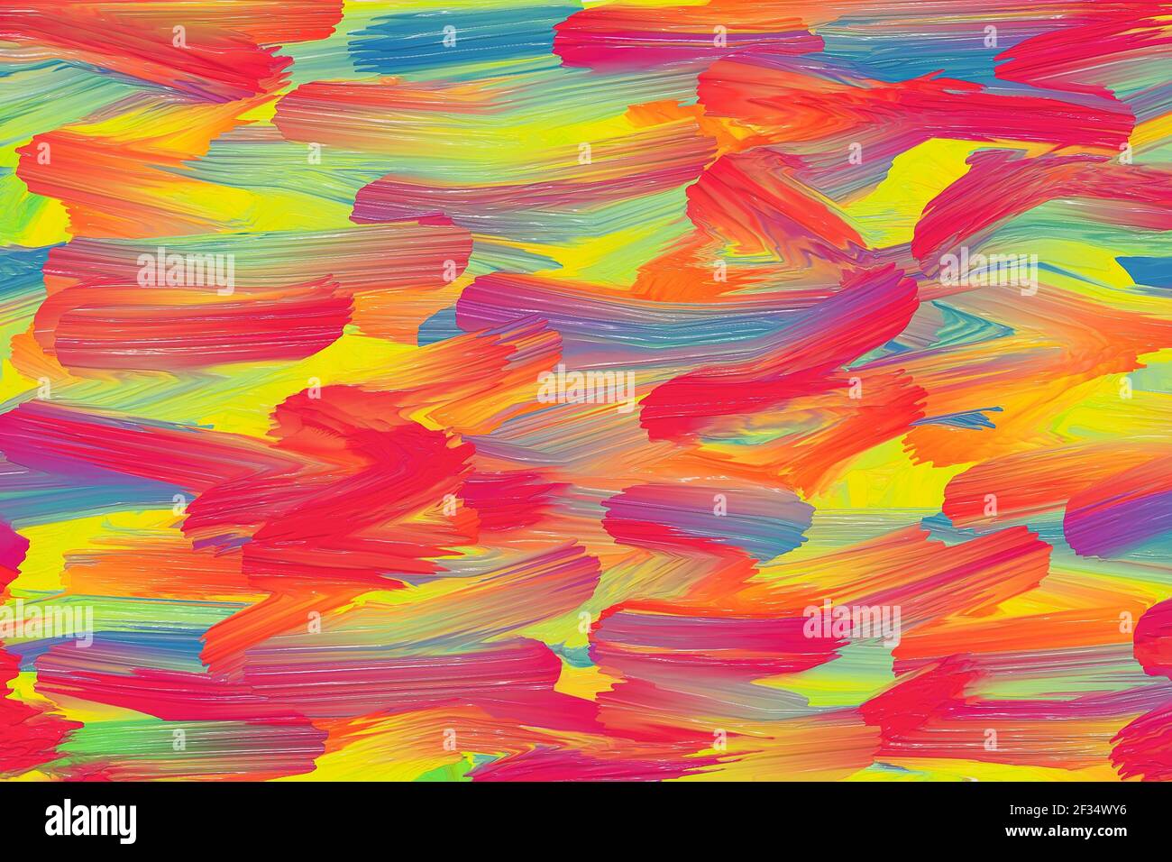 Disegno astratto di motley, acquerello multicolore, disegno colorato, inchiostro rosso, disegno di pittura. Sfondi verniciati, tratti di pennello texture. Olio liquido pa Foto Stock