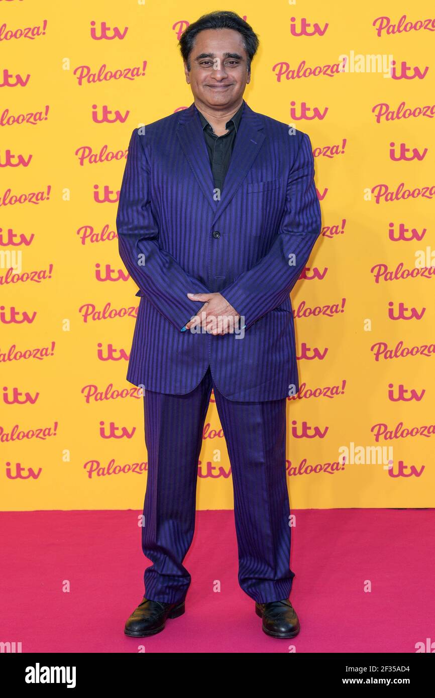 Londra, Regno Unito. 11 Ottobre 2018. Sanjeev Bhaskar partecipa a ITV Palooza!, Royal Festival Hall, Southbank. Credit: Scott Garfitt /Empics/Alamy Live News Foto Stock