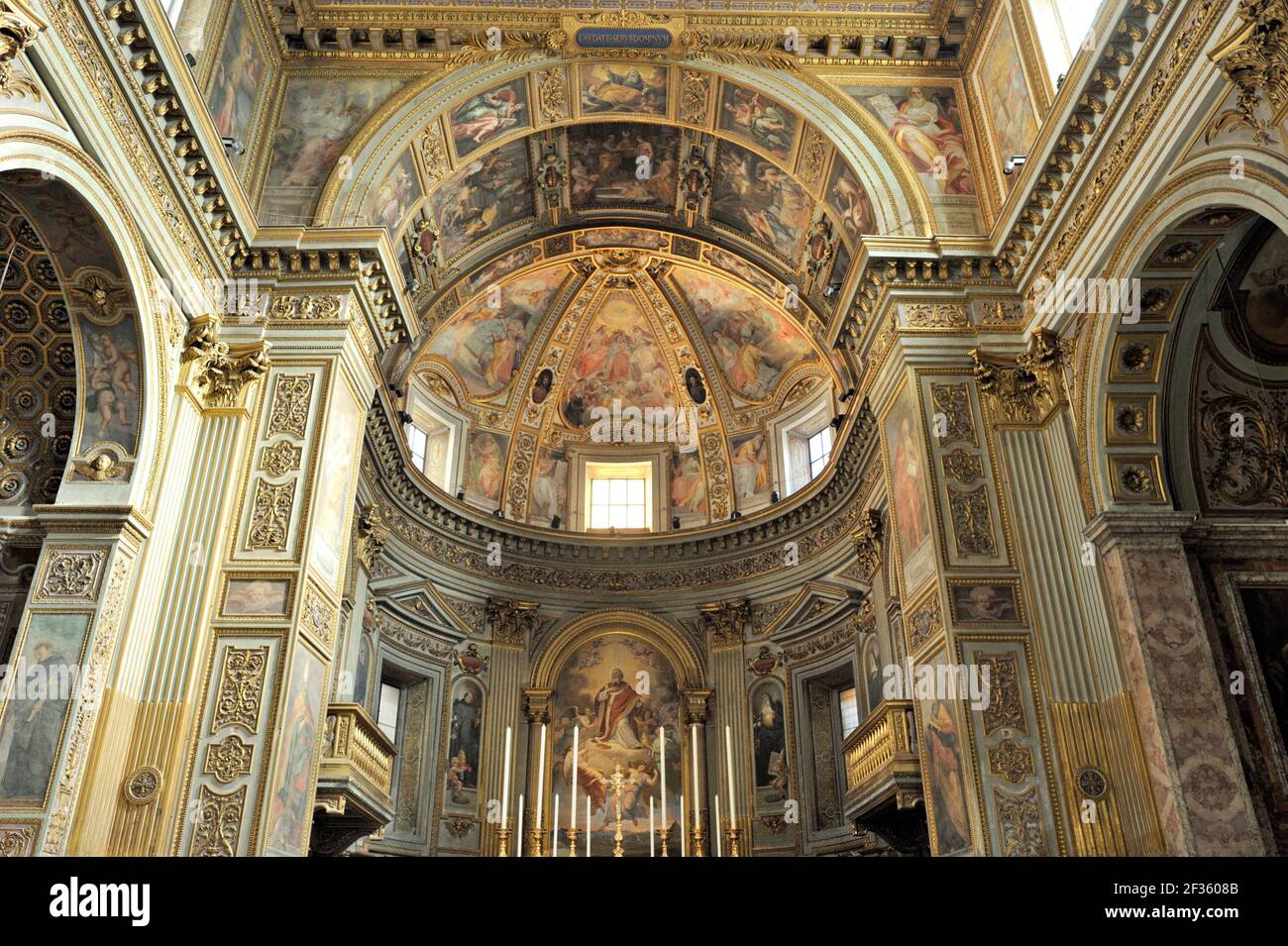 Italia, Roma, chiesa di San Marcello al corso, abside Foto Stock