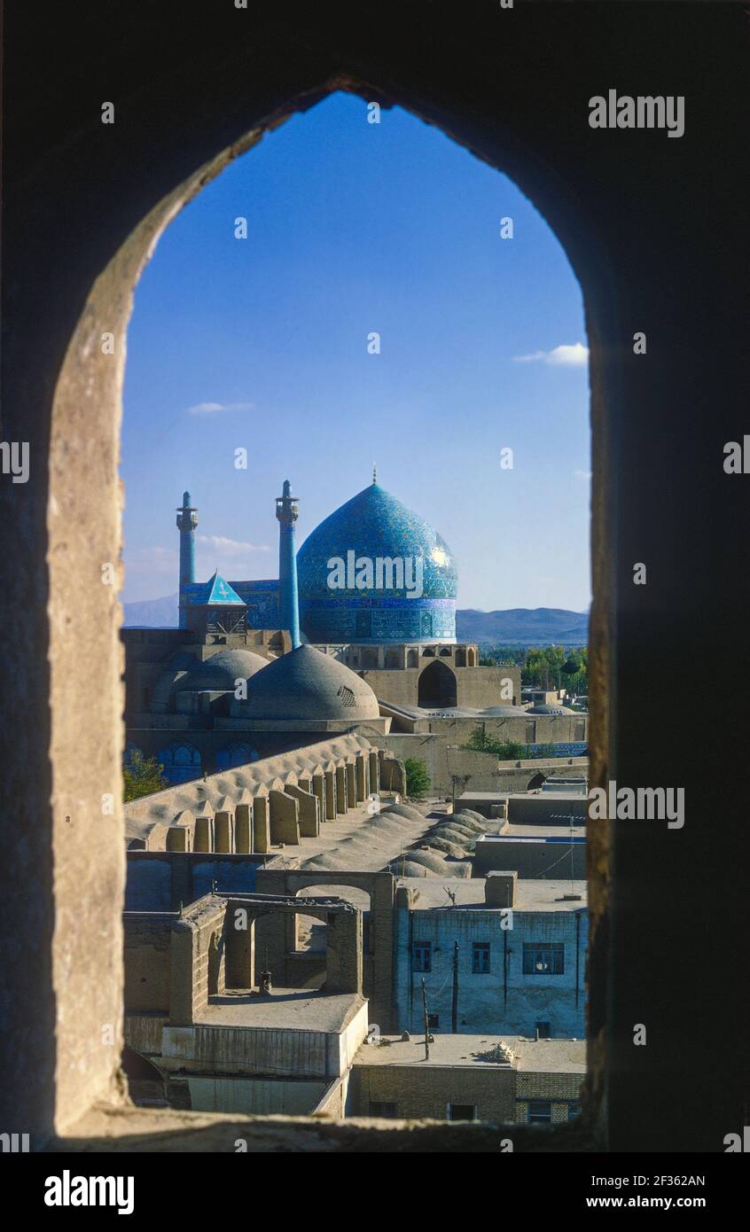 Shah Moschea Isfahan Iran Foto Stock
