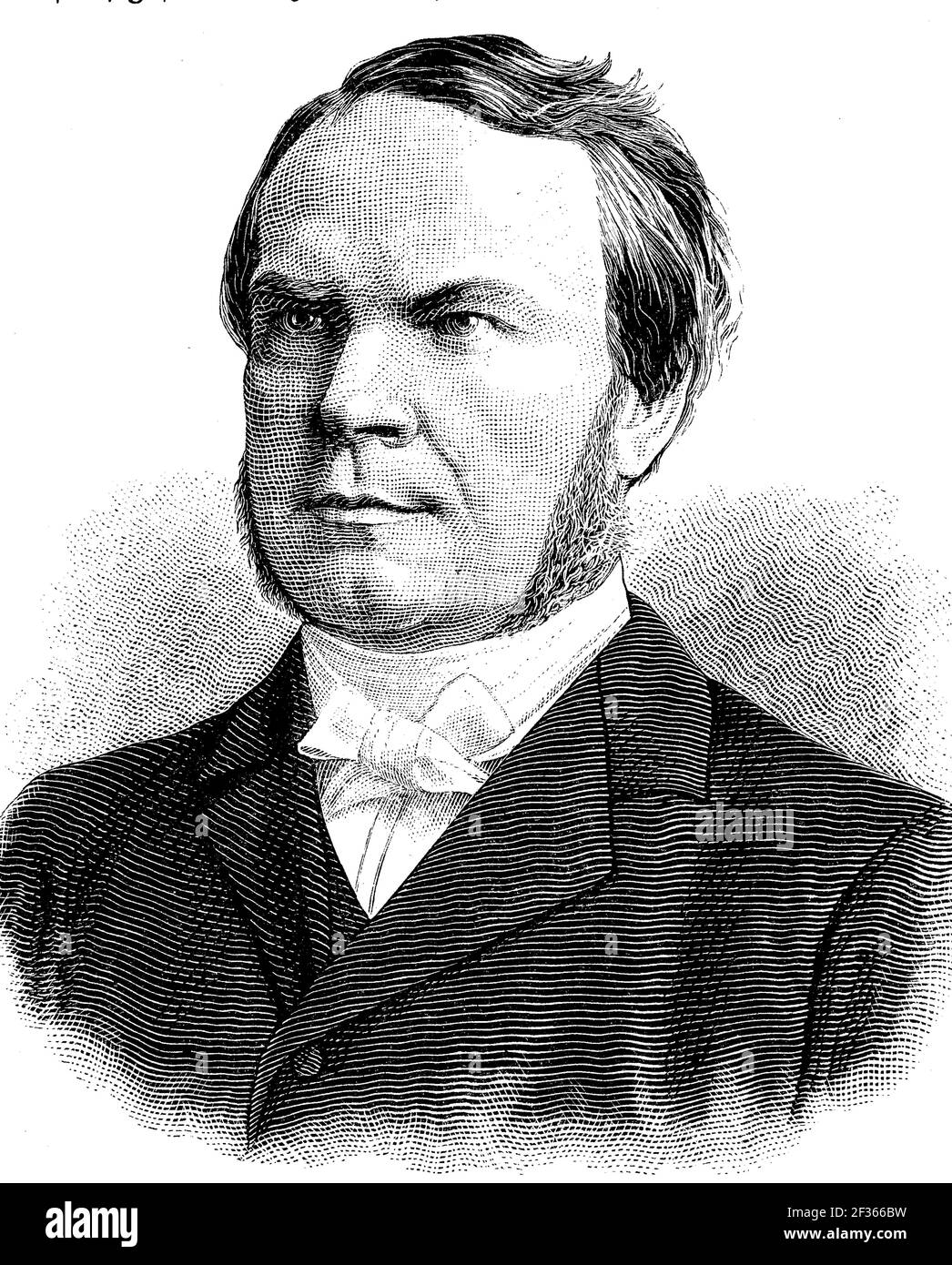 Adolf Stoecker, 11 dicembre 1835 - 2 febbraio 1909, è stato un teologo e politico tedesco protestante, Adolf Stoecker, 11. Dicembre 1835 - 2. Febbraio 1909, war ein evangelischer deutscher Theologe und Politiker, Historisch, storico, digitale riproduzione migliorata di un originale del 19 ° secolo / digitale Reproduktion einer Originalvollage aus dem 19. Jahrhundert, Foto Stock