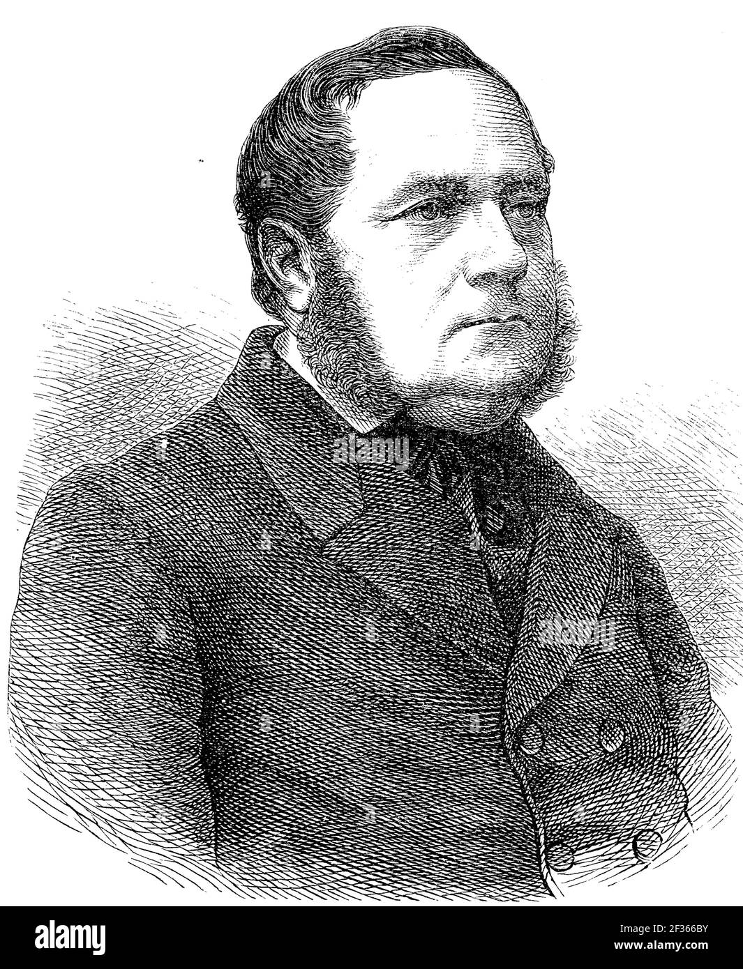 Adalbert Stifter, pseudonimo Ostade, 23 ottobre 1805 – 28 gennaio 1868, è stato uno scrittore, pittore ed educatore austriaco. Conta tra i più importanti autori del periodo Biedermeier / Adalbert Stifter, pseudonimo Ostade, 23. Ottobre 1805 -28. Gennaio 1868, guerra in Österreichischer Schriftsteller, Maler und Pädagoge. Er zählt zu den beddeutendsten Autoren des Biedermeier, Historisch, storico, digitale riproduzione migliorata di un originale del 19 ° secolo / digitale Reproduktion einer Originalvorlage aus dem 19. Jahrhundert, Foto Stock