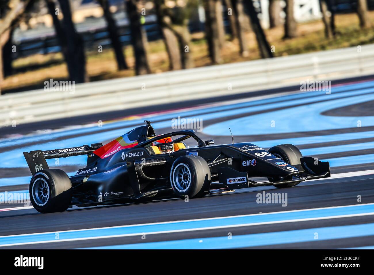 66 SCHOTT Patrick (che), Formula Renault Eurocup team fa Racing by DRIVEX, azione durante i test invernali di Formula Renault Eurocup sul circuito Paul Ricard, le Castellet, Francia, dal 15 al 16 marzo 2019 - Foto Jean Michel le Meur/DPPI Foto Stock