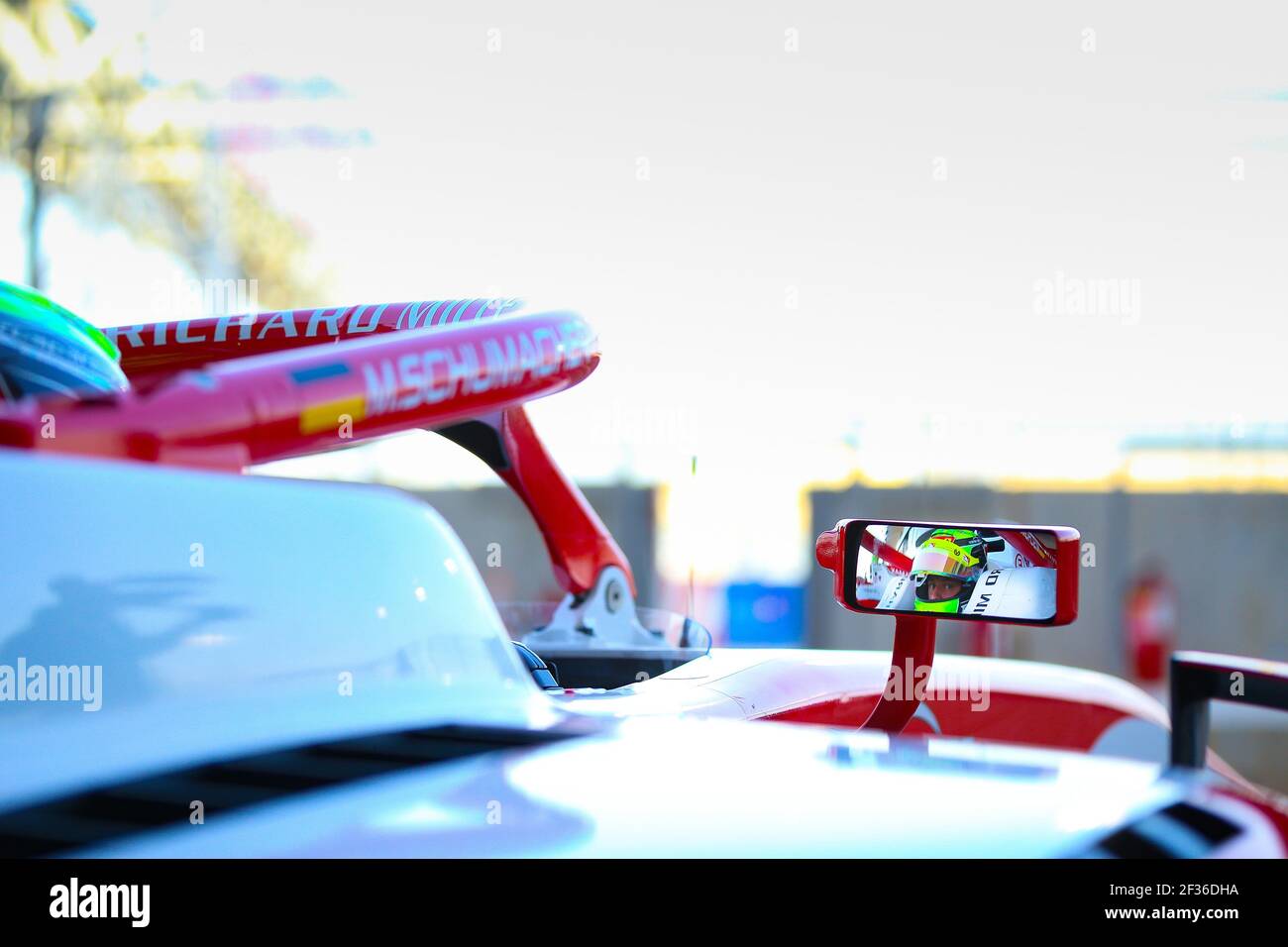 Mick Schumacher (Ger), Prema Racing, ritratto durante il campionato FIA Formula 2 2019, Bahrain a Sakhir dal 29 al 31 marzo - Foto DPPI Foto Stock